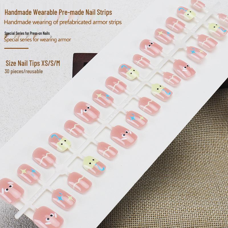 

Trendy Handmade Wearable Nails – Sweet & Spicy Pre-Made Nail Art Tips
