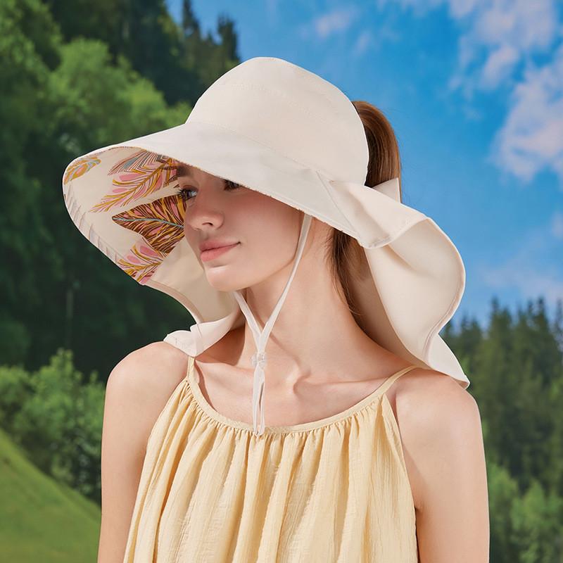 Summer Sun Protection Hat With Large Brim And Butterfly Bow For Womens Outdoor Fashion