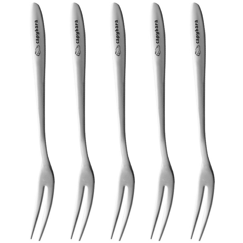 CAIZHI 304 Stainless Steel Cartoon Fruit Forks