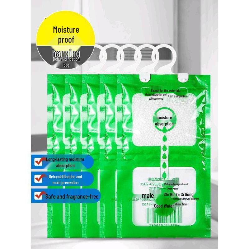 Moisture-Absorbing Dehumidifier Bag for Dorms and Wardrobes - Mildew and Moisture Proof