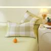 Cotton 2pcs Pillowcases Home Bedding Decorative Grid stripe Series Pillow Cover Wedding Super Soft Pillow Case