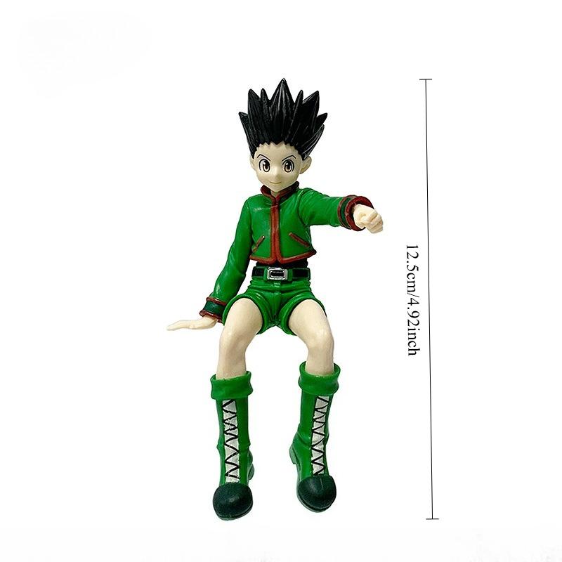 

HUNTER X HUNTER Аниме Периферийная модель Killua Zoldyck GON FREECSS Kurapika Фигурка Кукла Декоративные украшения Коллекционные Подарки Игрушки No box