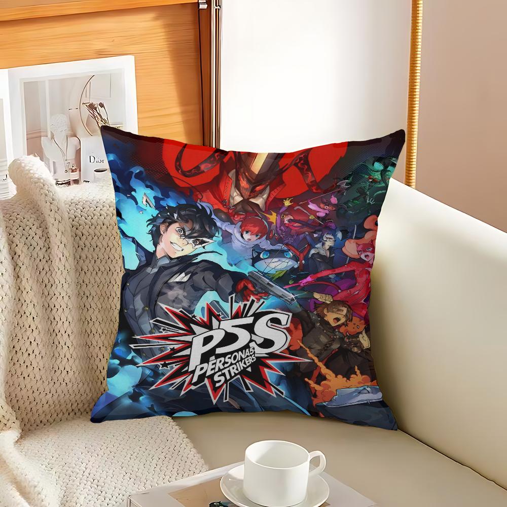 Persona 5 Gaming Pillow Cover Sofa Cushion Cover Home Room Decoration Children Gift