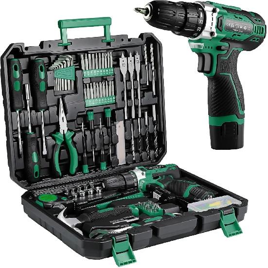 138 Pieces -Tool Kit Box Drill