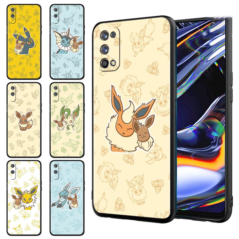 

Чехол для Realme GT Neo 2 9i 8 Pro 8i C21 C3 6 7 5 C21Y C11 XT C12 GTMaster, силиконовый чехол из ТПУ, чехол для телефона с аниме Pokemon Eevee