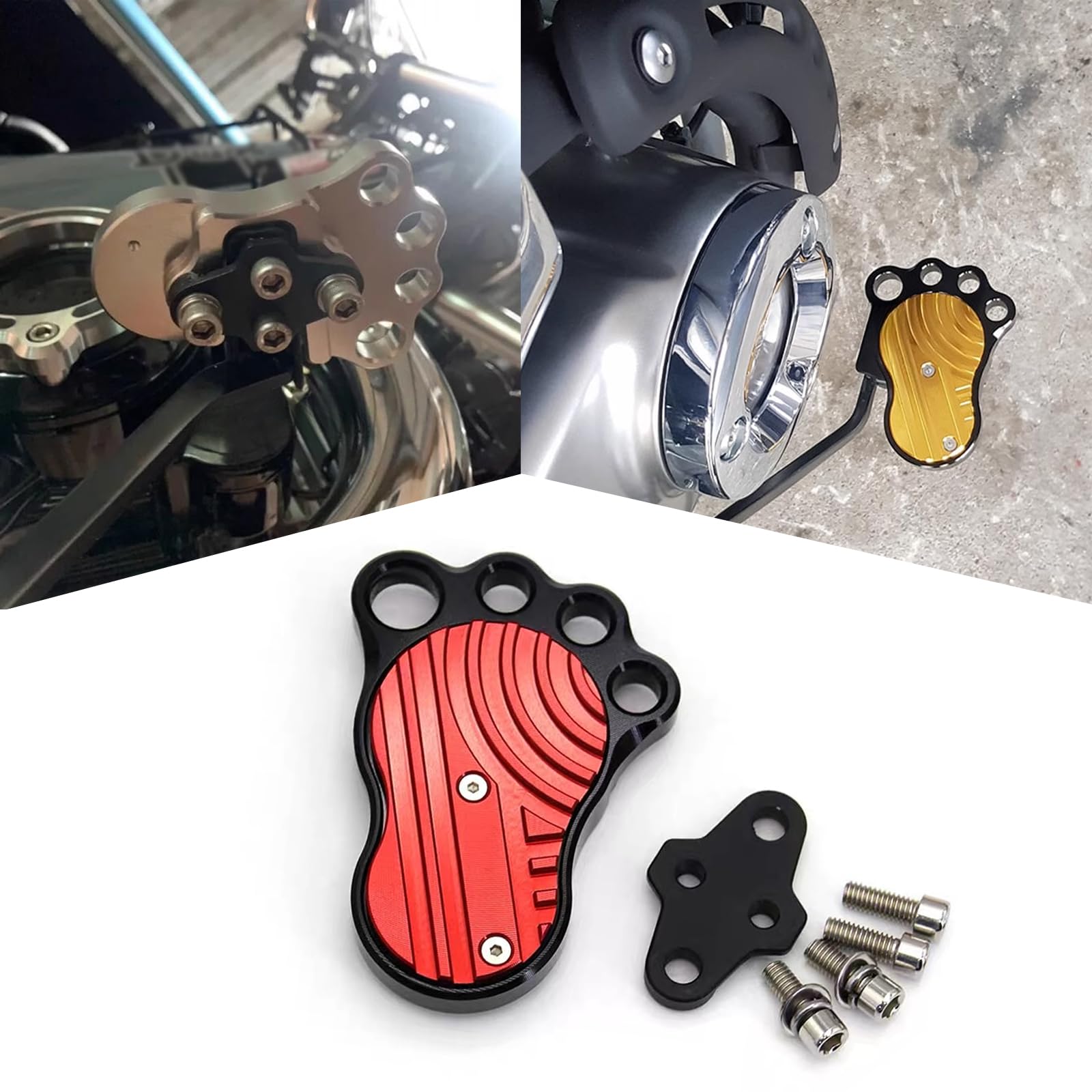 

FOR MONKEY125 Monkey 125 (JB02/JB03) 2024 2023 2022-2018 Accessories Big Foot Aluminum Brake Pedal красный