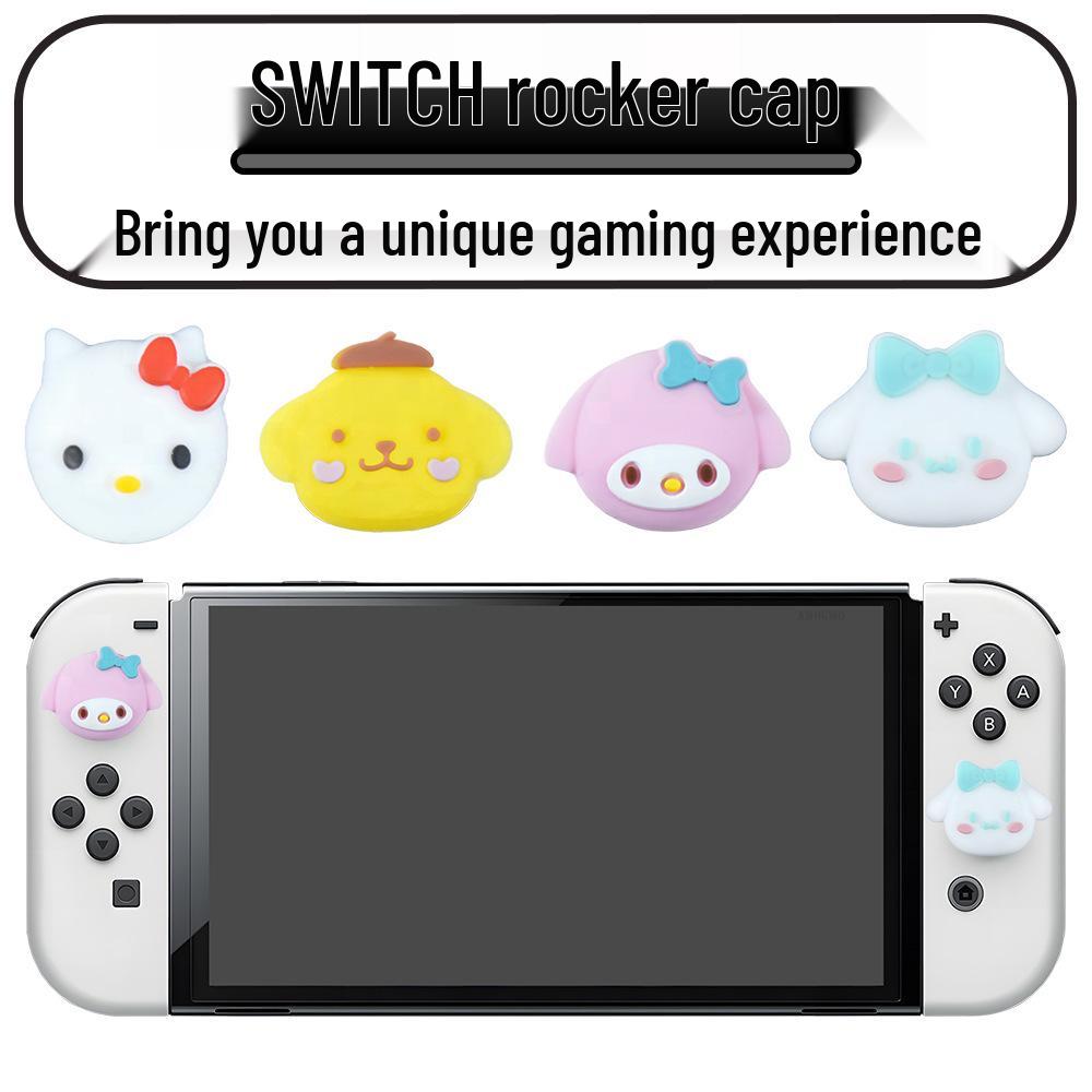 Switch Controller Stick Caps: Cute Silicone Protective Covers for Joy-Con Controllers