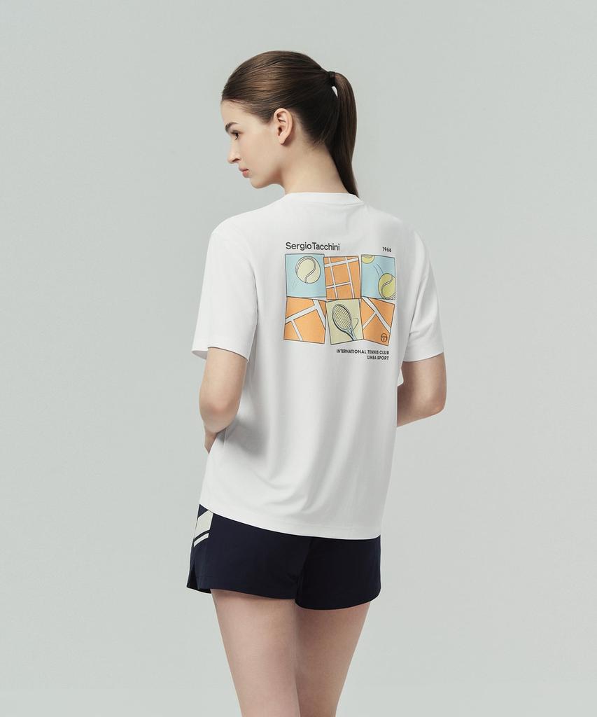 SERGIO TACCHINI U Rayfresh Graphic Short Sleeve T-Shirt (White)