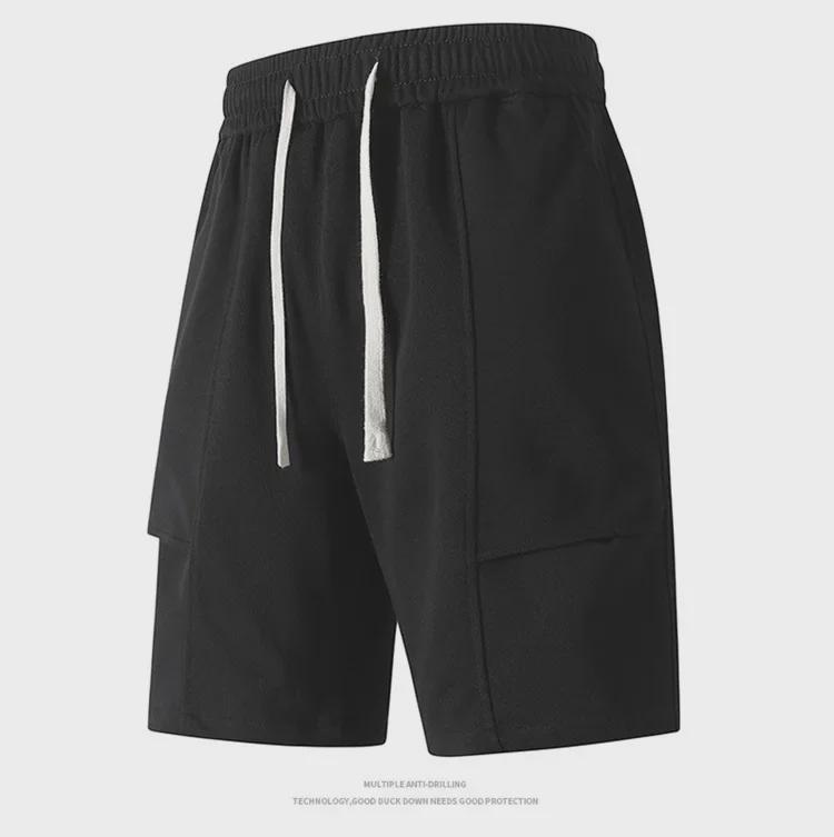 2025 Men's Large Size Stretch Shorts - Breathable, Versatile Sports Pants for Spring and Autumn