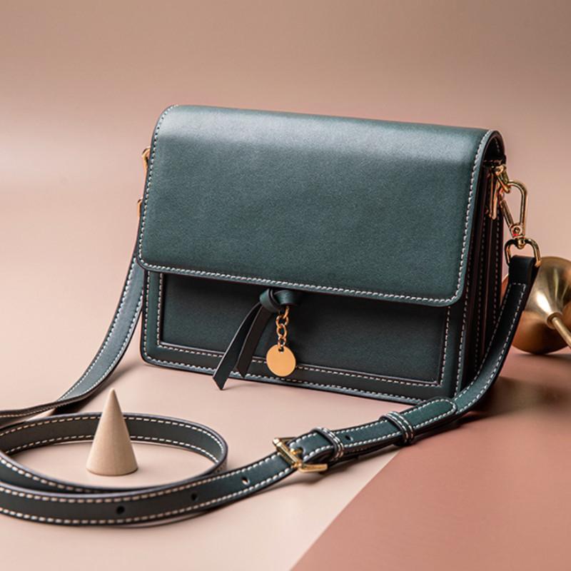 Women's Bag with Stylish Texture Single Shoulder Small Square Bag Crossbody Handbag