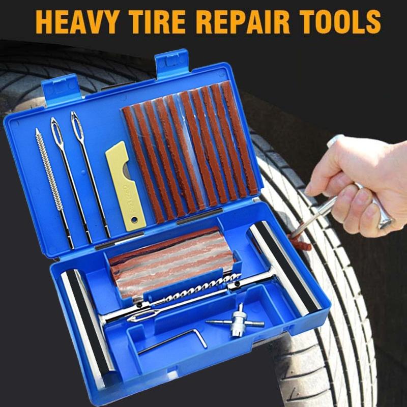 Efficient Car Tyre Repair Set Car Punctured Tyre Repair Set Emergency Fixing Set