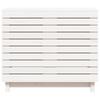 Vidaxl Laundry Basket, White, 88.5X44X76 Cm, Solid Pine Wood