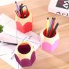 Adorable Creative Pen Holder For Student Desk Organization Unique Design Pencil Pot With Multiple Compartment Storage