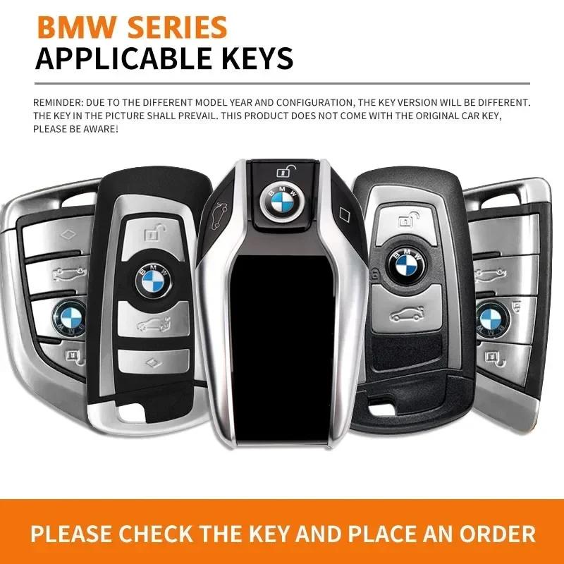 XKUGH1 For BMW New 2025 Carbon Fibre Car Key Fob Cover Cas Accessories For BMW G01 G02 F22 F23 E46 E93 E39 G26 F01 F02 F06 G32 G20 G29