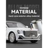 1/24 Hongqi Golden Sunflower Guoya Ornament Pull Back Car Toy Simulation Alloy Car Model