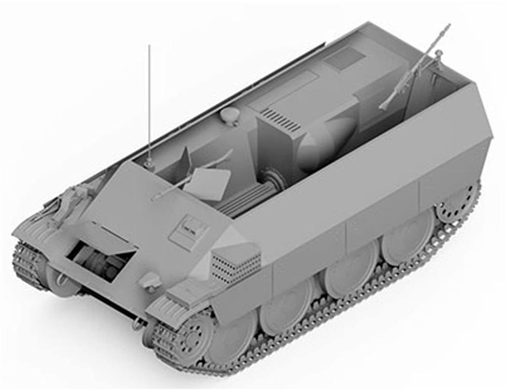 Thunder Model German Army Armored Personnel Carrier Ketchen 1945 Tank Body Plastic Model TB35104 1/35 38(t)