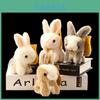 Irresistibly Adorable Rabbit Keychain Fluffy Plush Bunny Pendant For Backpack And Purse