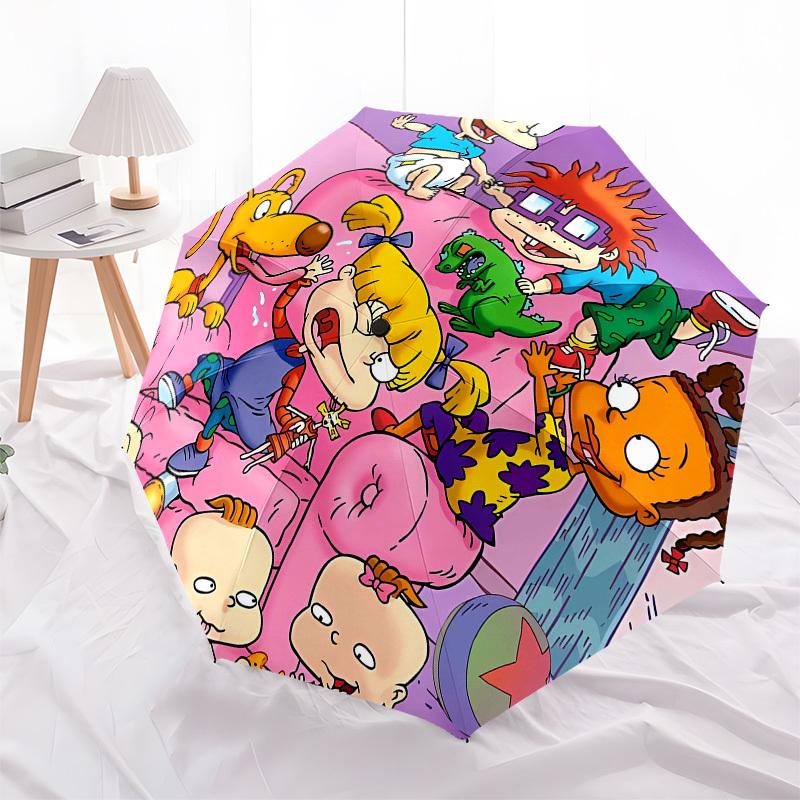 Cartoon Characters- Automatic Opening and Closing, 8-rib Structure Portable Umbrella, Suitable for Men and Women In All Seasons - Perfect Gi