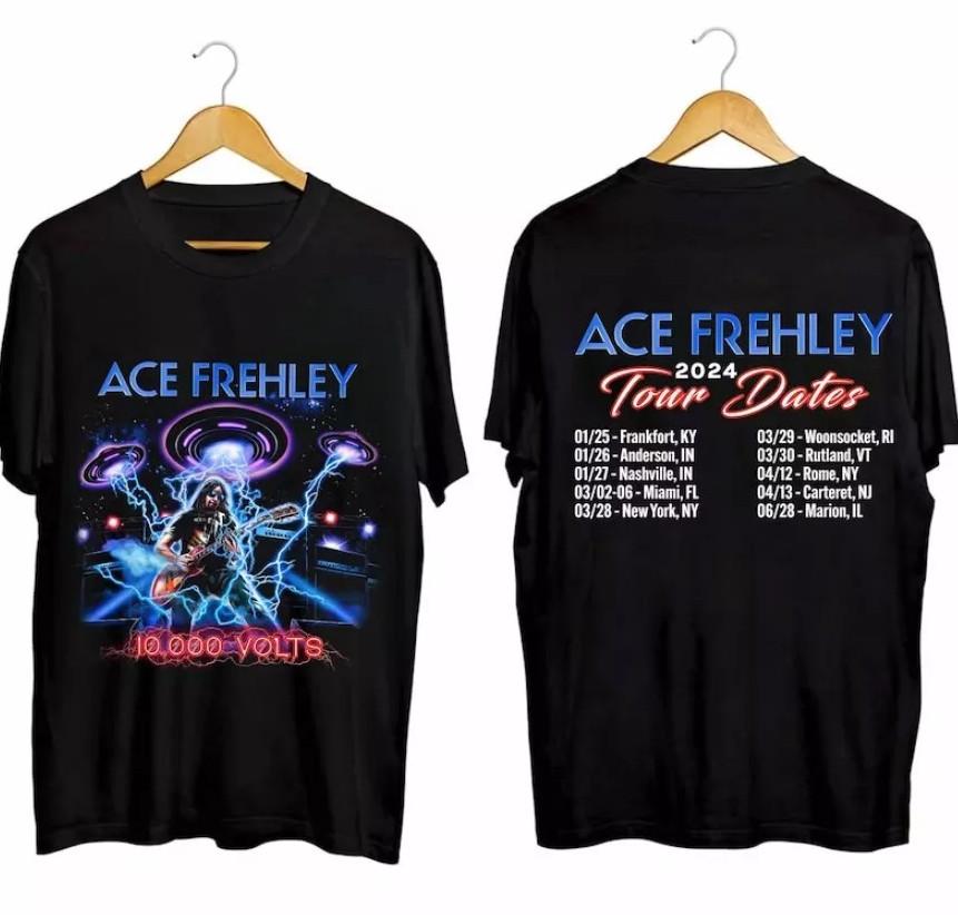 New Ace Frehley T-shirt Ace Frehley 2026 ConcerT-shirt Unisex Gift For Fan XL