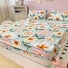 New Thicken Quilted Mattress Cover King Bed Fitted Bed Sheet Anti-Bacteria Mattress Topper Air-Permeable Bed Pad (No Pillowcase)