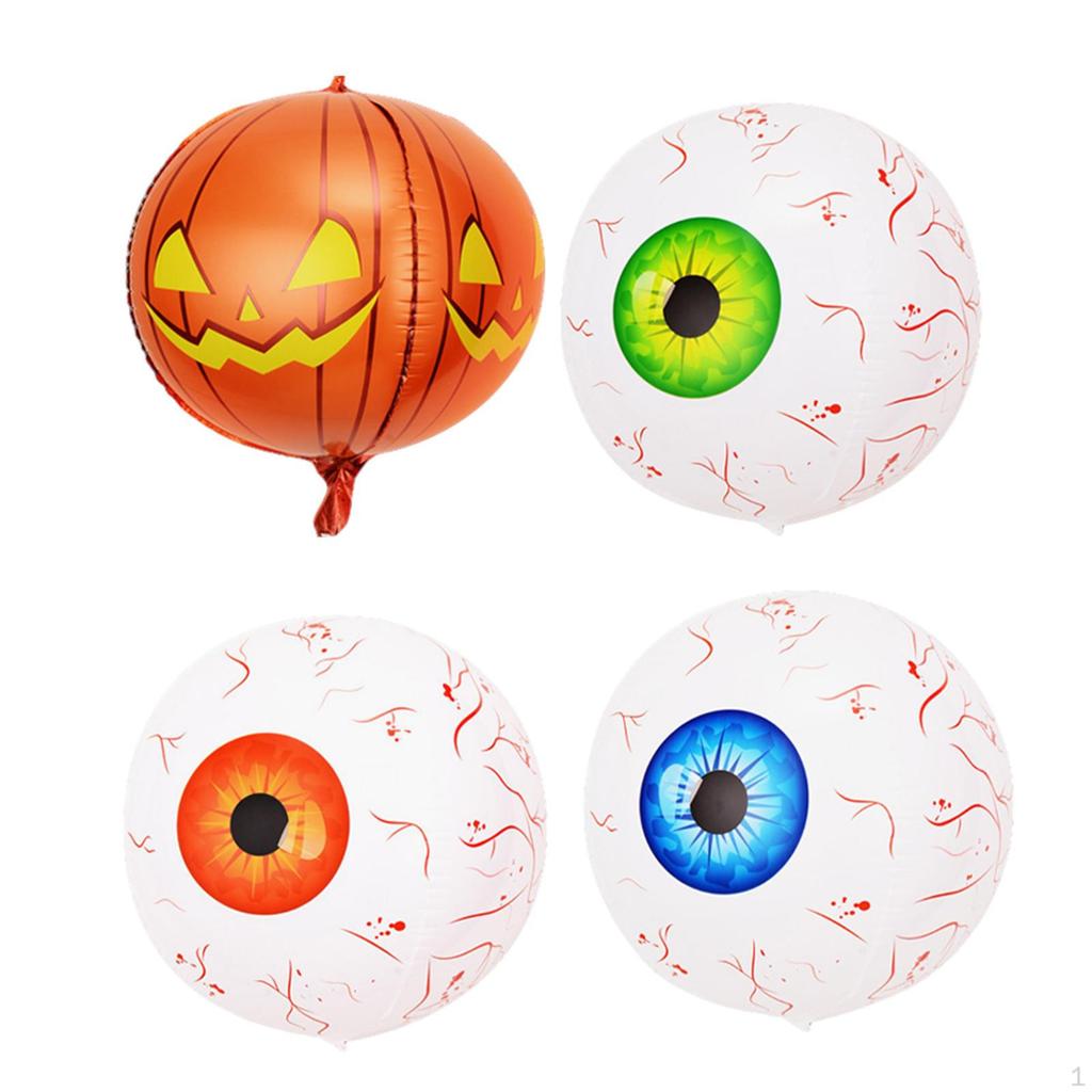 Creepy Inflatable Eyeball Decor Set for Halloween Festivities