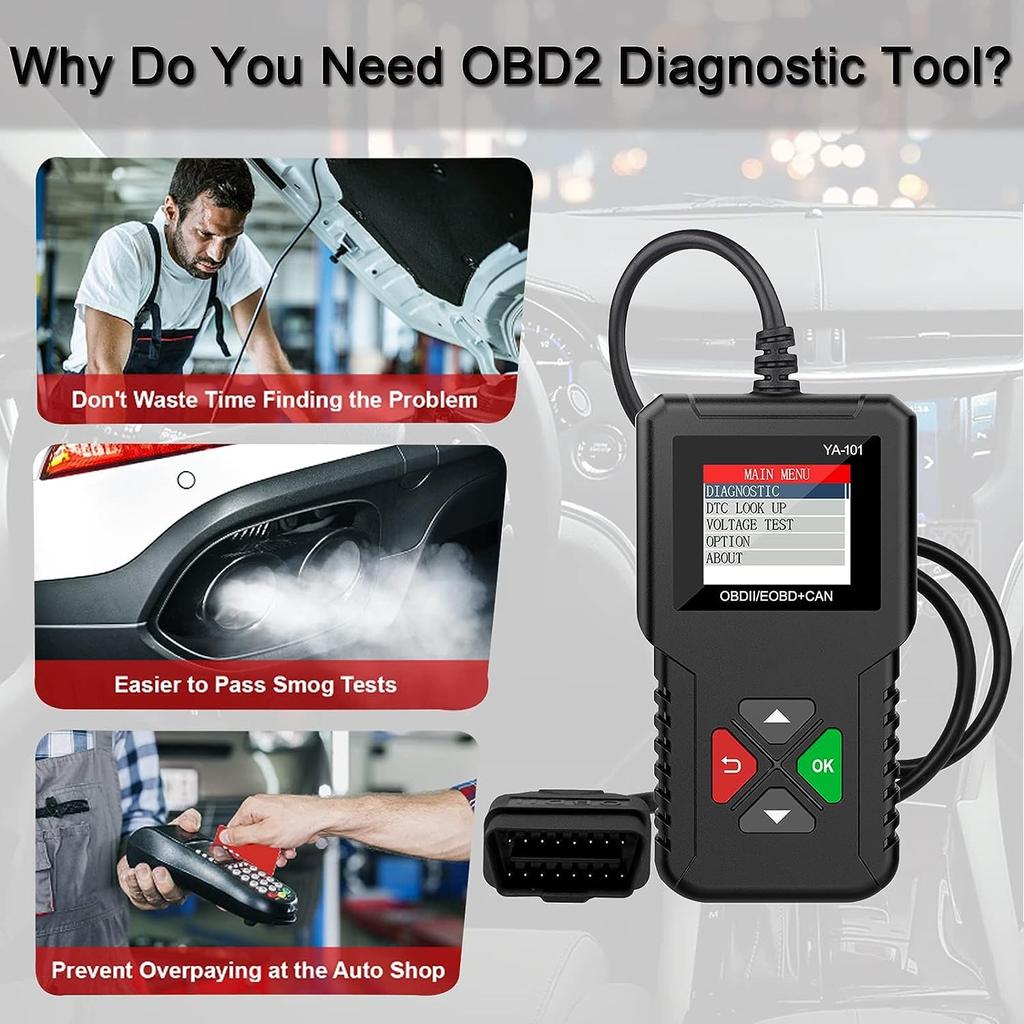 Mini Bluetooth OBD2 Scanner Diagnostic Tools Car Diagnostic Engine Code Reader for OBD II/EOBD Vehicles for Android
