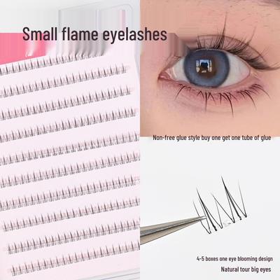 Şeffaf Bantlı, Yapışkansız, Çizgi Roman Tarzı, Doğal Alt Kirpikler, 10 Sıra, Yüksek Kapasiteli