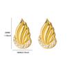 Free Shipping Luxury Cubic Zirconia Fire Stud Earring for Women Stainless Steel Piercing Earring 2025 Fashion Wedding Zircon