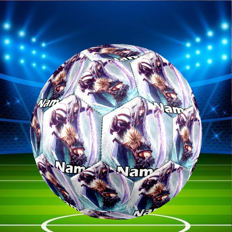 Custom Name Personalized Final Fantasy Print Size 5 Soccer Ball Training & Match Football, for Team, Kicking, Gift for Football