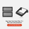 For Tesla Model 3/Y/YL Air Vents Cover Under Seat Outlet Protector Anti-blocking Dust Mesh 2025-2021 Accessories