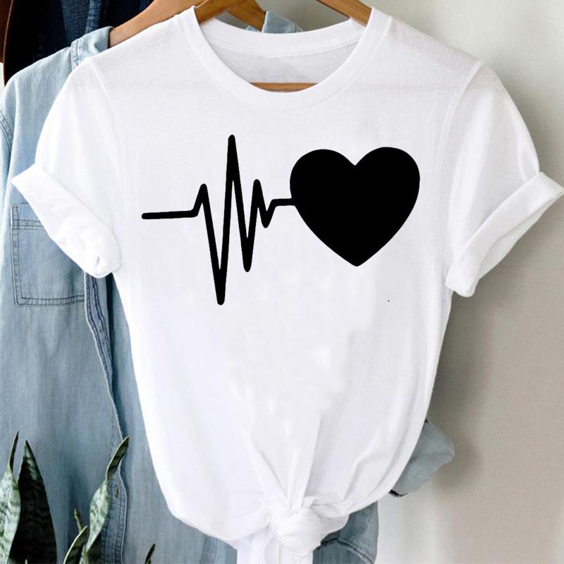 Watercolor Lovely Style Cute Flower Trend Unisex Short Sleeve Summer Fashion Print Tee Top Tshirt Lady FeUnisex Clothing Casual Graphic T-shirt