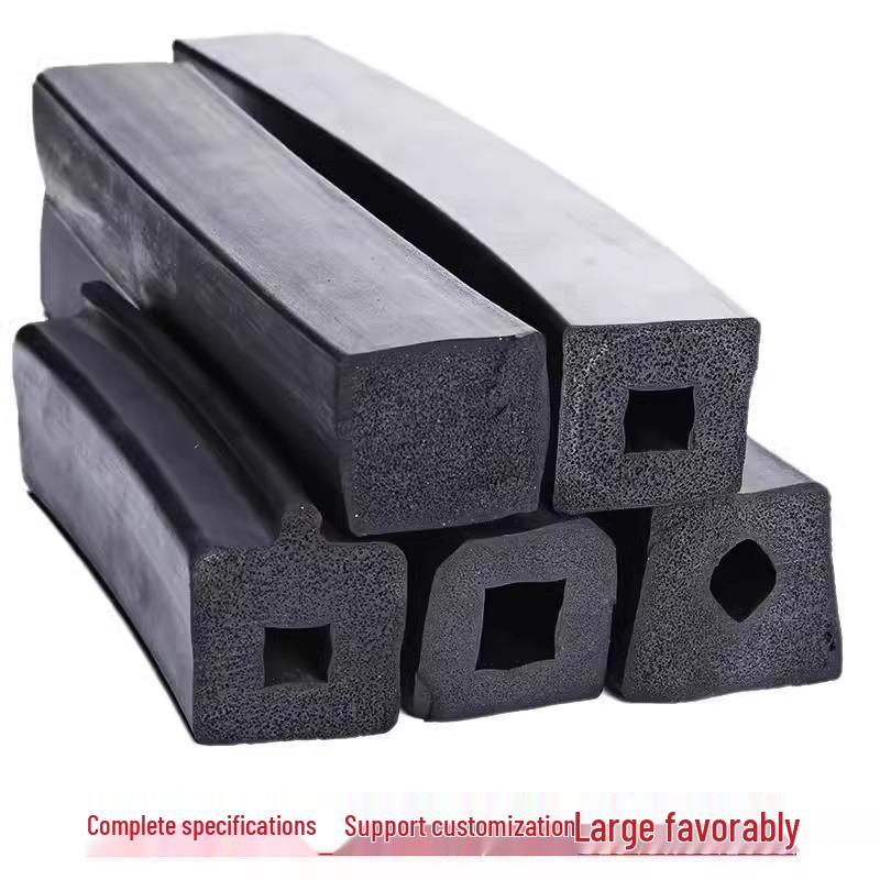 

Rear Door Sealing Strip with Wire Clip for Various Dump Trucks Black Foam Square Width 20 Height 20