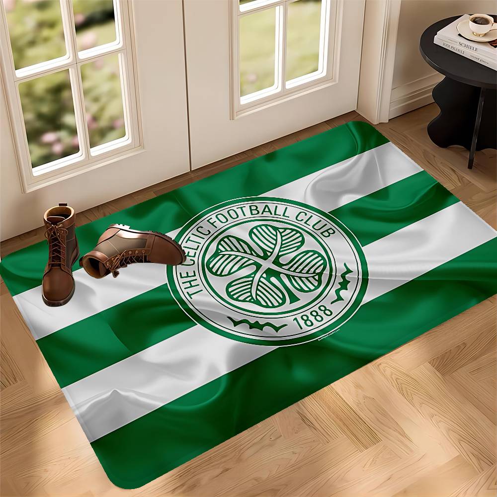 C-Celtic Fc Entrance Door Mat Nordic Style Bedroom Living Room Doormat Home Balcony Anti-Slip Modern Home Decor
