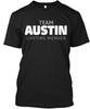 Team Austin T-Shirt Made In the USA Size S To 5XL