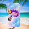 Trend Character Digital Print Double Sided Flannel Microfiber Beach Towel Quick Dry Absorbent Bath Towel