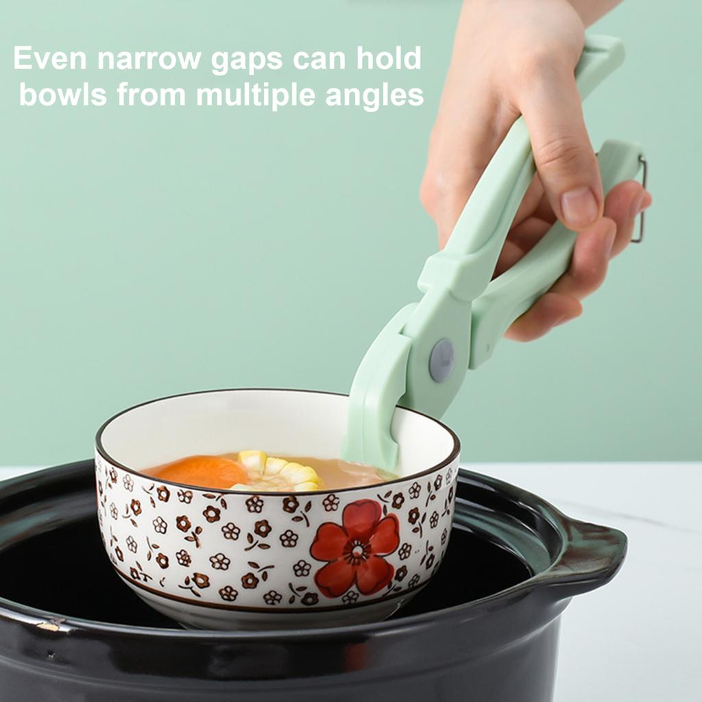 Yousheng Küchenzange Verbrühungsschutz Topfhalter Hitzebeständig Ofenzange Multifunktionaler Schüssel-Tellerhalter für Heiße Speisen Kochutensilien