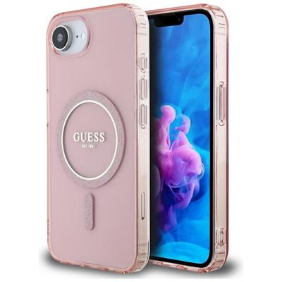 Custodia per iPhone 16e Guess MagSafe Rosa