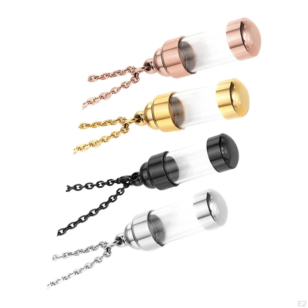 Fashion Cremation Pendant Necklace Perfume Container Jewelry for Girls Boys