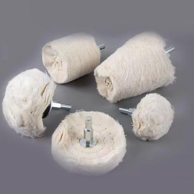 T-förmiger Griff Polierscheibe Stoffscheibe 6mm Schaft Für effizientes Polieren Vielseitige Anwendung in Metall Holz Schmuckarbeiten