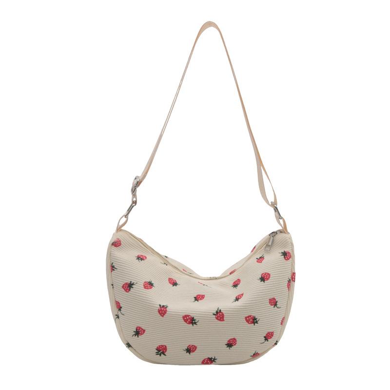Casual Large Capacity Simple Sweet Style Crossbody Bag Summer Dumpling Bag Fashionable Underarm Bag New Women's Bag