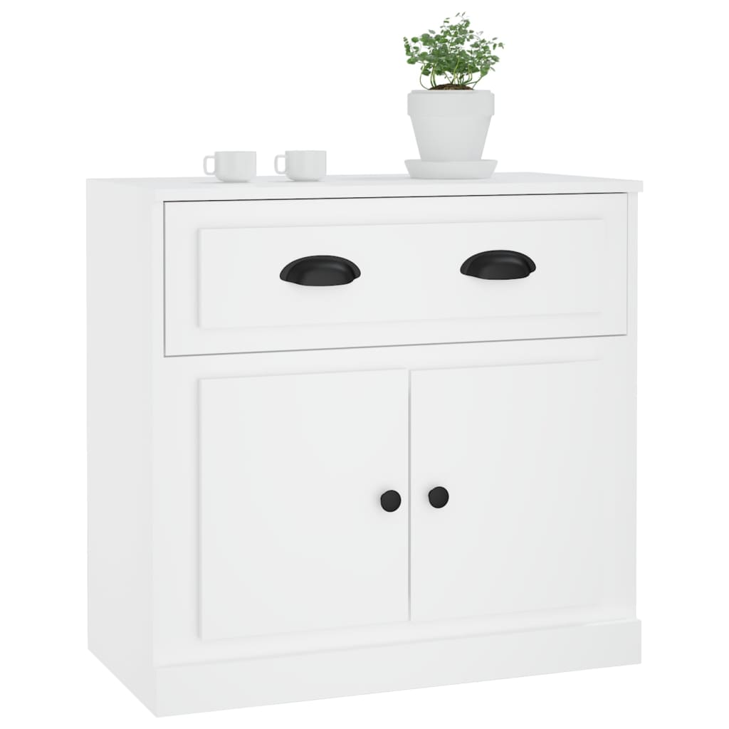 Sideboard White 70 x 35.5 x 67.5 cm Particleboard