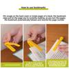 3-Pack Silicone Bookmarks Book Accessories Reading Enthusiast Essentials Unisex Bookmarks
