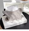 Nordischer Stil Wolle Gestrickt Taschentuchbox Auto Innenraum Dekoration Heimdeko Milchweiß Stoff Taschentuchhalter Hängende Tasche