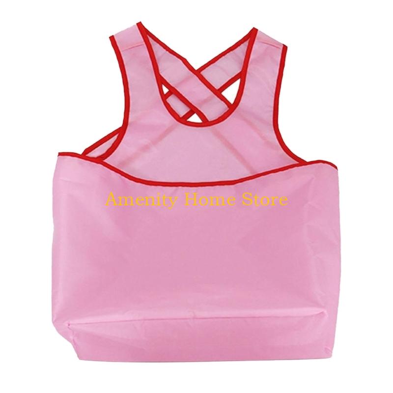 

F26C Convenient Laundry Smock Unique Clothes Drying Apron Large Capacity Garden Apron for Women Laundry Apron with Pocket