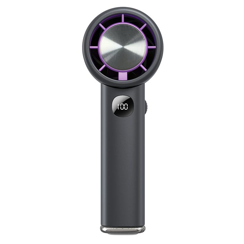 

Новый портативный наружный высокоскоростной холодильный небольшой вентилятор, 100 передач, большая ветроэнергетическая мощность, цифровой дисплей, турбинный ручной вентилятор