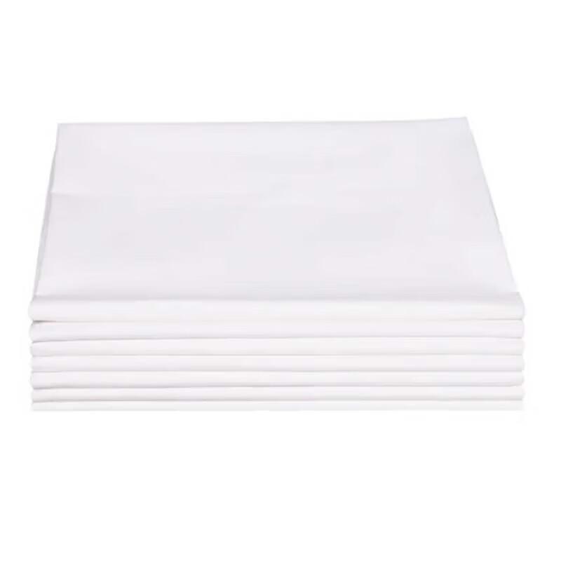 Утолщенная белая хлопковая простыня