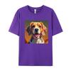 Beagle Bliss Tshirt Funny TShirts Prevailing Mens Tees Normal Top Tshirts Cotton Green And White Graphic T Shirt