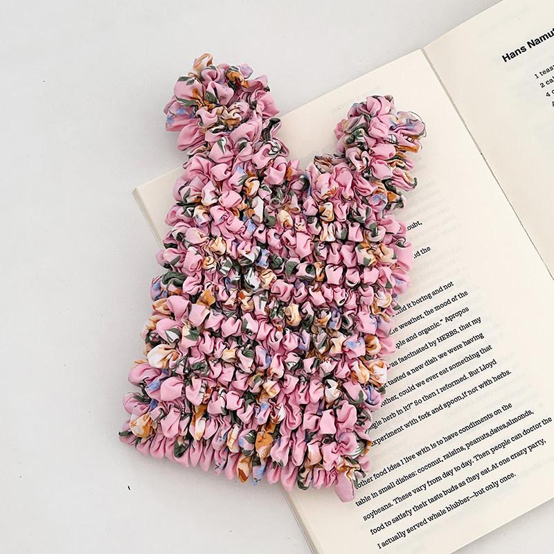 Flower Expansion Fold Pleated Flexible Stretch Mini Shopping Bag Large Capacity Bubble Elastic Portable Handbag Storage Bag