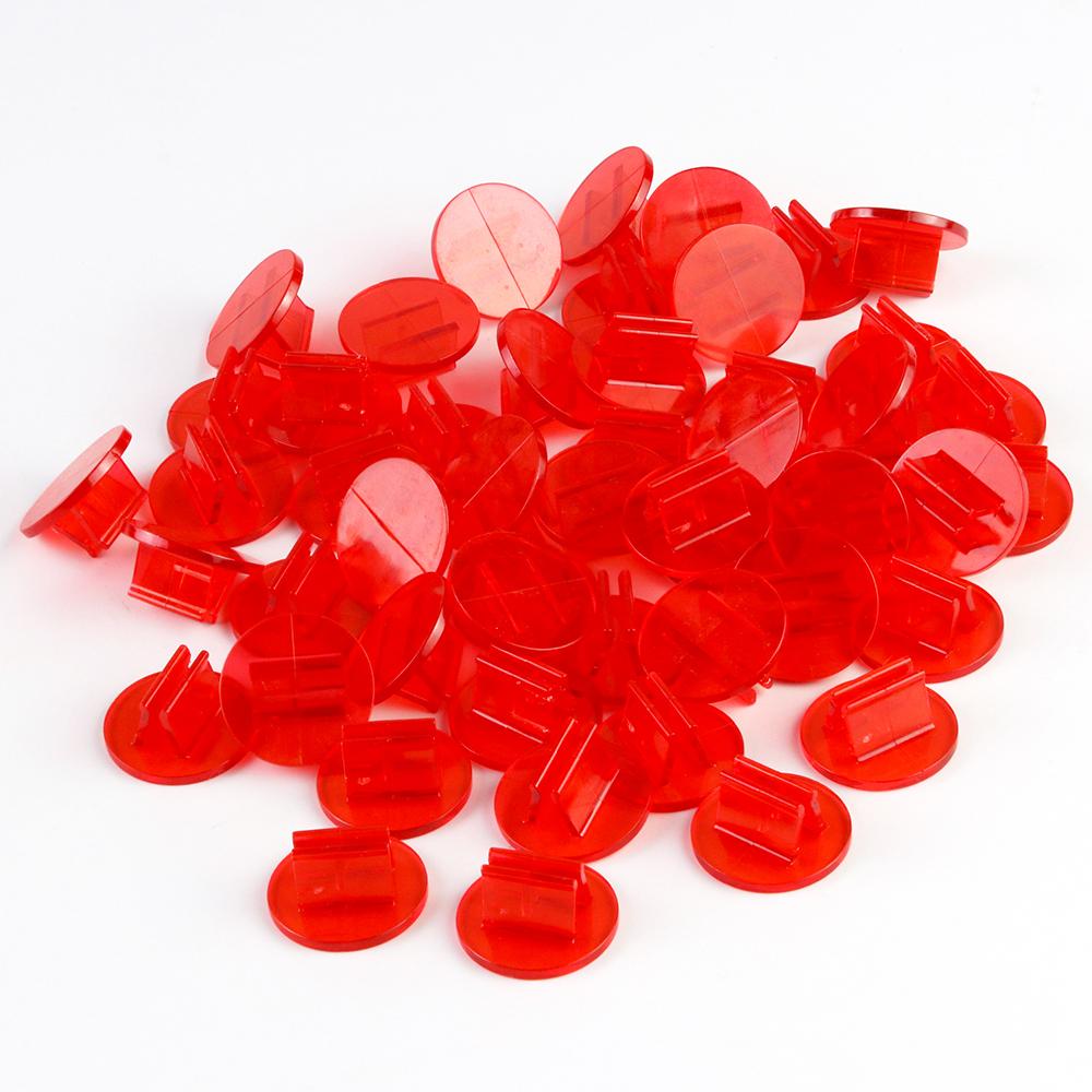 50 шт. Пластиковые игровые подставки, подставки для карт, пластиковые держатели для карт, игровые маркеры, подставки для игровых карт для настольных игр 50pcs красный