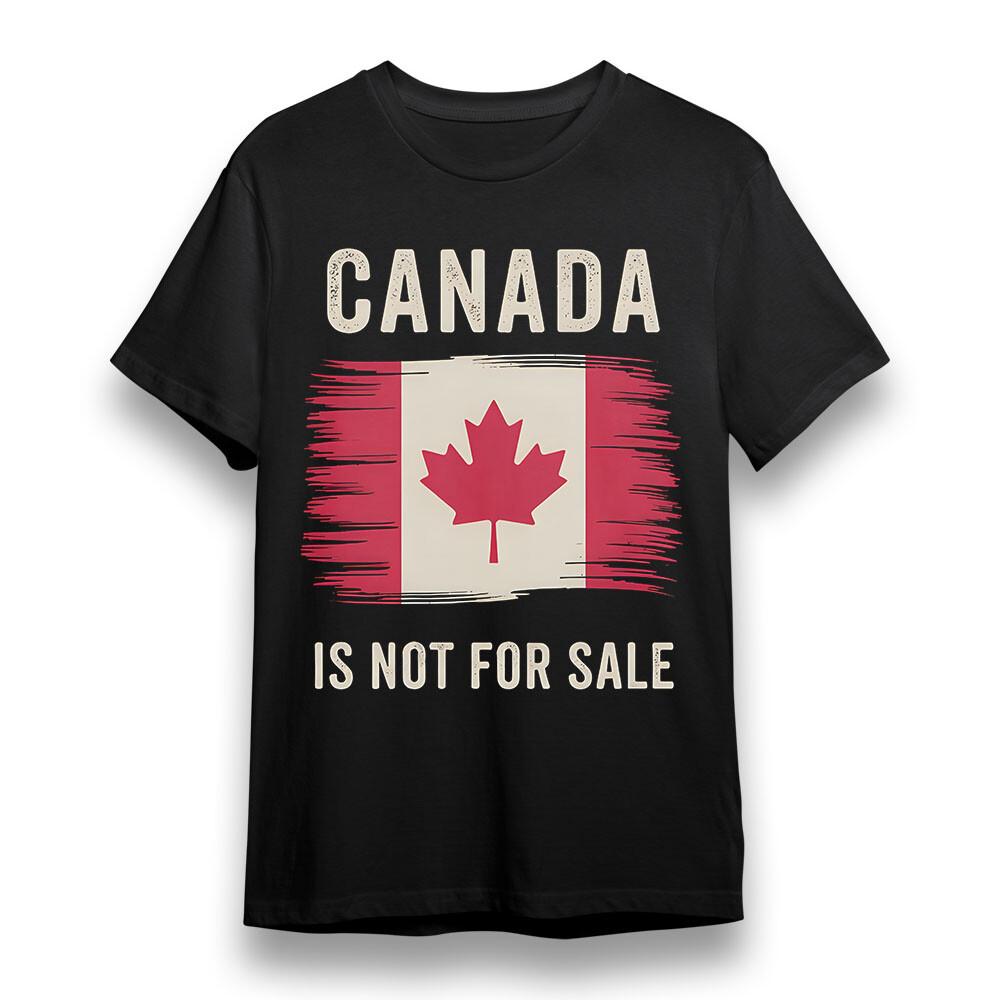 

Men s Oversize T-shirt With Canada Is Not For Sale Graphic Unisex Cotton Tee 3XL